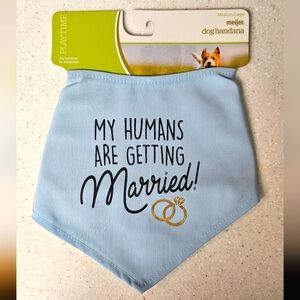 Getting Married Dog Bandana NEW